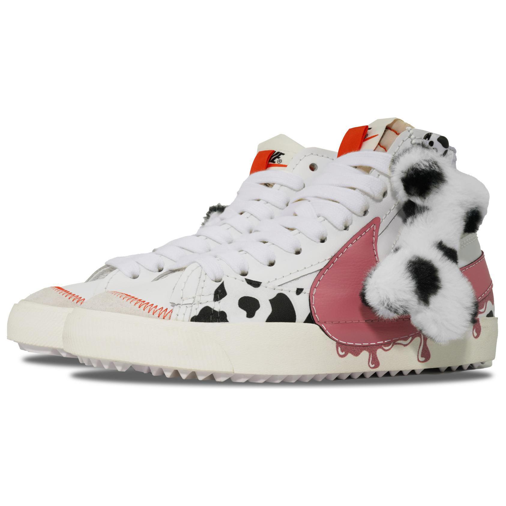 Shop 定制鞋 Nike Blazer Mid '涂鸦奶牛白粉' DD3111-100(Team113-嘟嘟奶牛)
