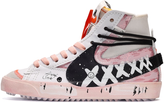 나이키 블레이저 미드 '도파민 스마일' (커스텀) DD3111-100(TeamE-男女款保持微笑黑白蓝) Buy 나이키 블레이저 미드 '도파민 스마일' (커스텀) DD3111-100(TeamE-男女款保持微笑黑白蓝)