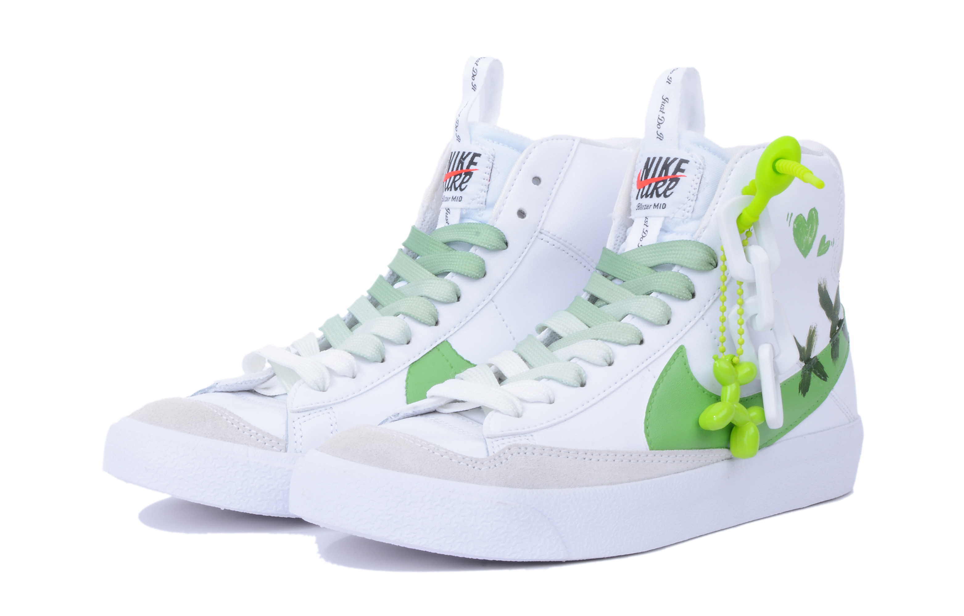 Lookbook [Kasut Tersuai] Nike Blazer Mid 'Hijau' DH8640-102(Team42-女款牛油果绿)
