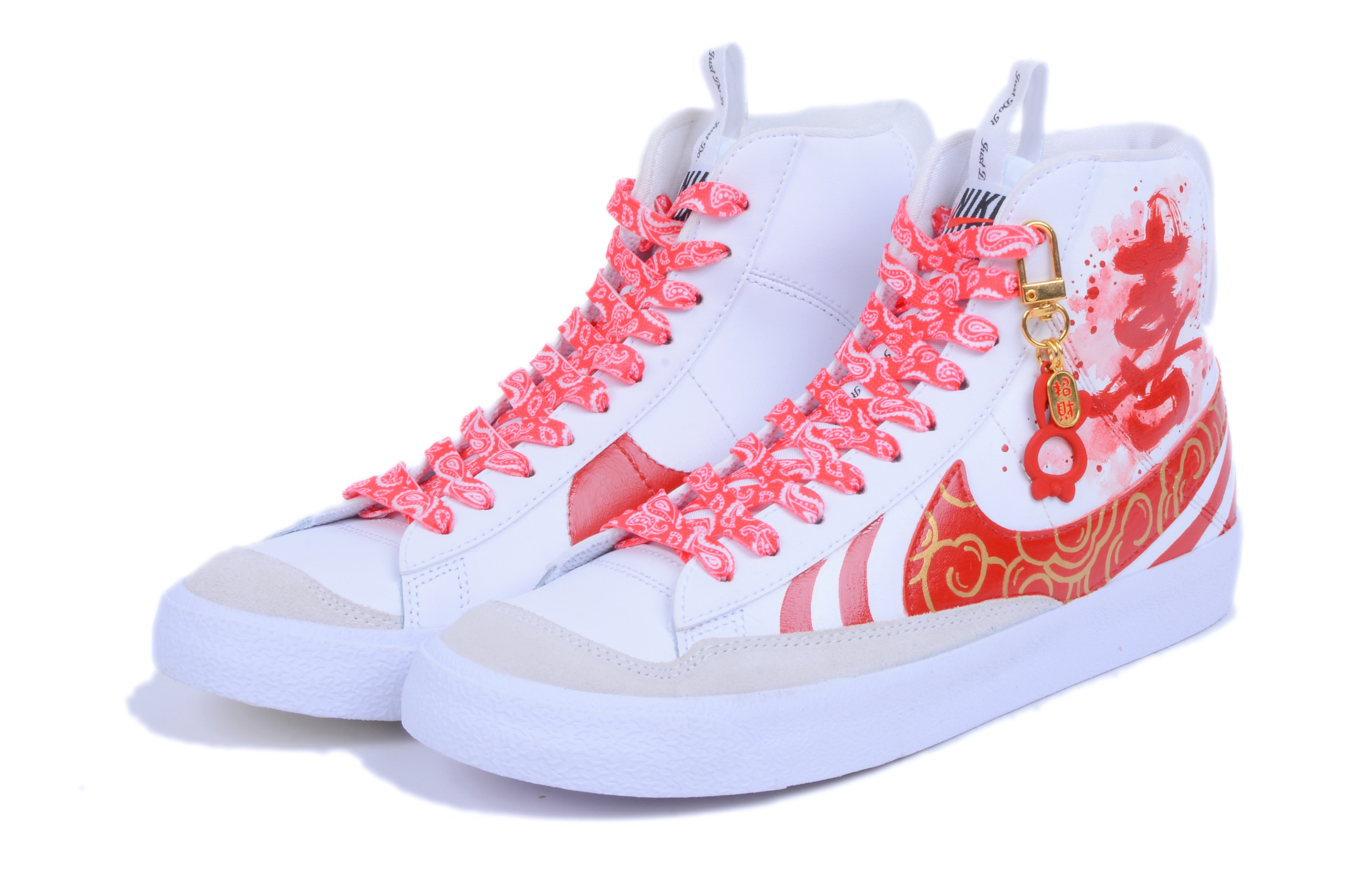 Shop 나이키 블레이저 미드 '국풍 희락' (Nike Blazer Mid 'Gukpung Huilak') DH8640-102(Team42-女款喜乐国风红)