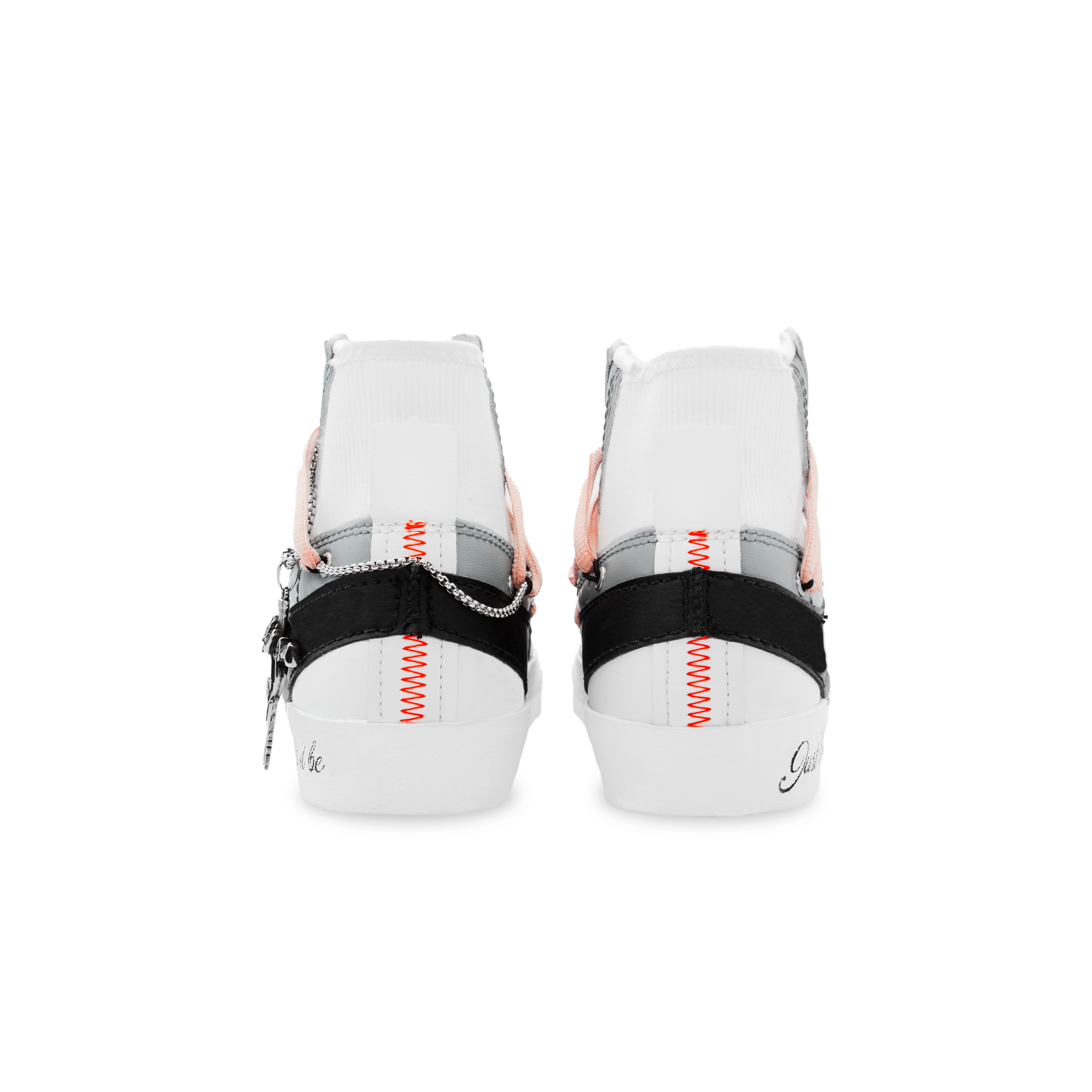 Shop 나이키 블레이저 미드 '중세 로맨스' (커스텀) DD3111-100(Team28-男女款浪漫十字架QD)