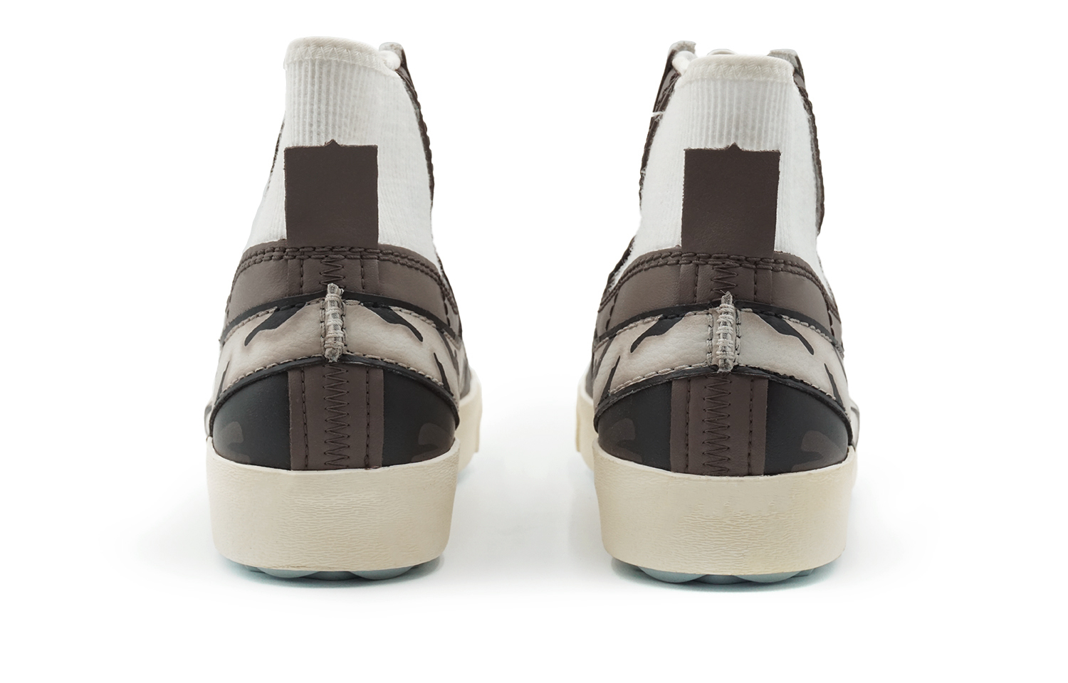 Shop [Kasut Custom] Nike Blazer Mid 'Mocha Black Panther' DD3111-101-444064