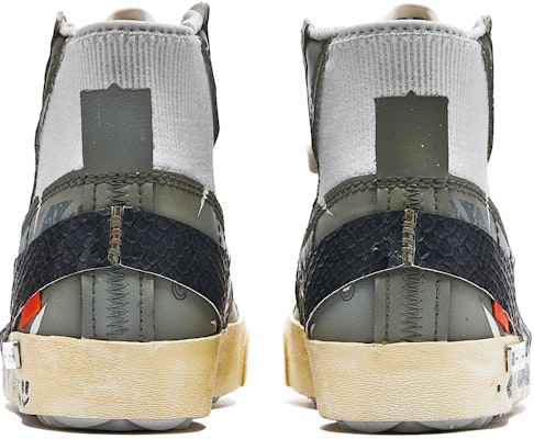 【訂製球鞋】Nike Blazer Mid 熊貓惡作劇 西海岸 蛇皮解構 復古休閒 板鞋 男女同款 棕綠 Shop 【訂製球鞋】Nike Blazer Mid 熊貓惡作劇 西海岸 蛇皮解構 復古休閒 板鞋 男女同款 棕綠