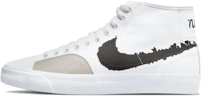 【客製化球鞋】 Nike Blazer Mid 一見傾心 潮流 舒適 百搭 中筒 板鞋 男女同款 白黑藍色 Details for 【客製化球鞋】 Nike Blazer Mid 一見傾心 潮流 舒適 百搭 中筒 板鞋 男女同款 白黑藍色