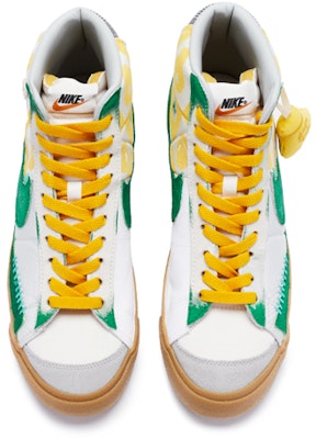 나이키 블레이저 미드 '옐로우그린 화이트 스티커' (Nike Blazer Mid '옐로우그린 화이트 스티커') DQ5081-119(TeamR-男款趣味贴纸黄绿白) Shop 나이키 블레이저 미드 '옐로우그린 화이트 스티커' (Nike Blazer Mid '옐로우그린 화이트 스티커') DQ5081-119(TeamR-男款趣味贴纸黄绿白)