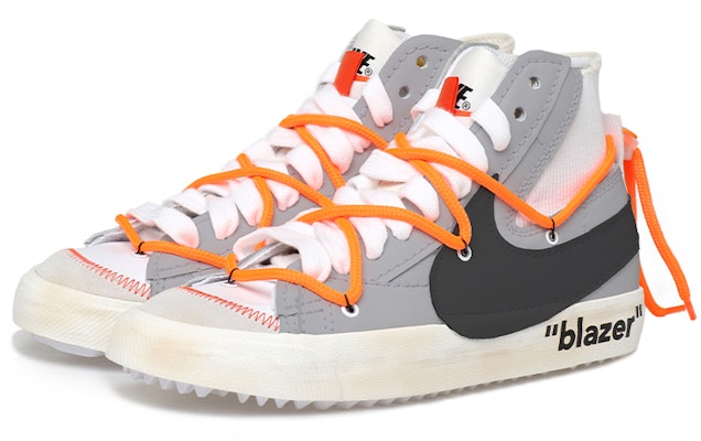 【定制球鞋】Nike Blazer Mid 解構鞋帶 做舊 Vibe風 標籤 特殊禮盒 中幫 板鞋 男女同款 淺灰 Lookbook 【定制球鞋】Nike Blazer Mid 解構鞋帶 做舊 Vibe風 標籤 特殊禮盒 中幫 板鞋 男女同款 淺灰