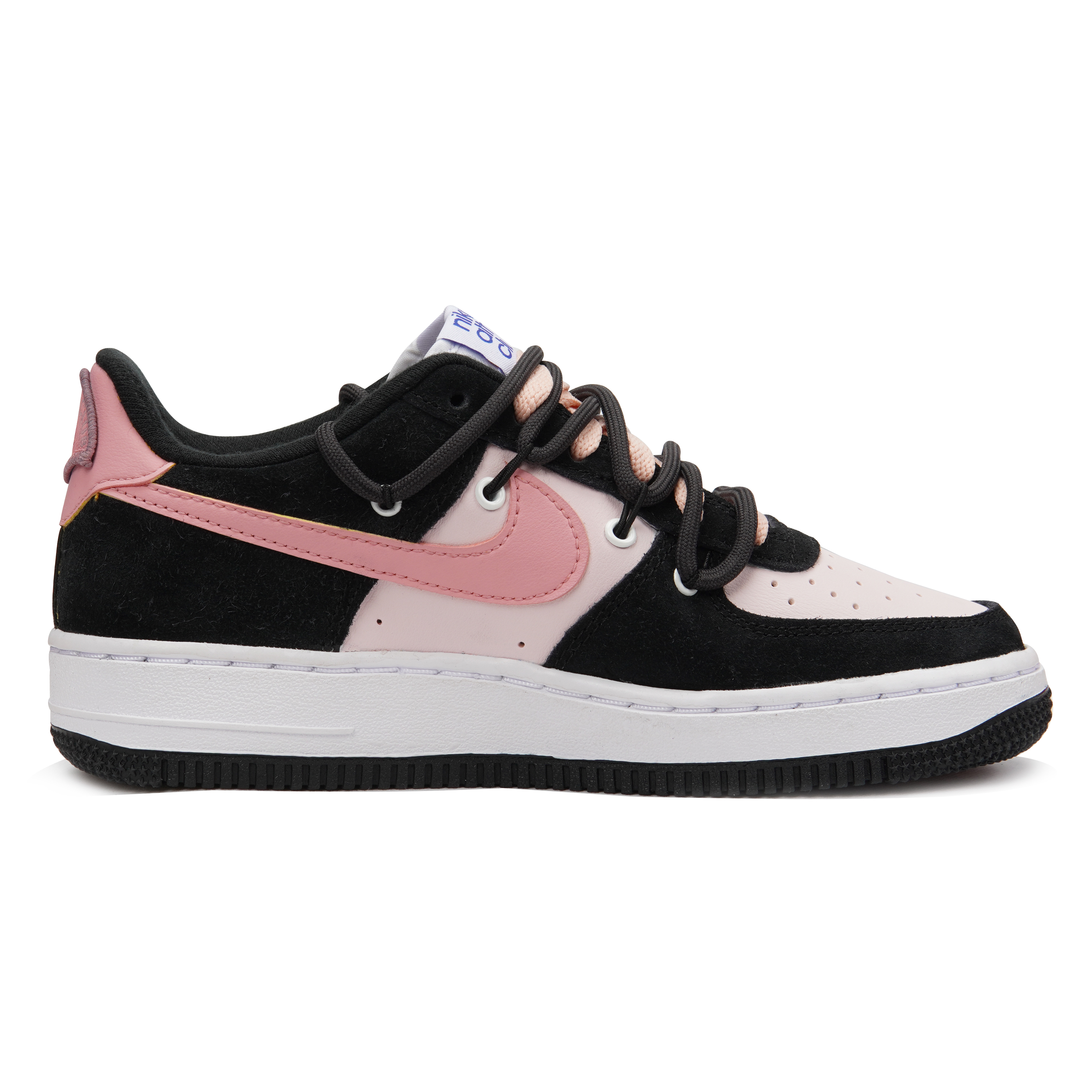 Lookbook 【定制鞋款】耐克 CLOT x 空军一号低帮 '多巴胺粉黑' DH9597-002(Teamp-黑粉小狗书包）