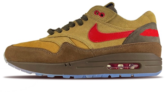 【カスタムシューズ】ナイキCLOT x エアマックス1 'キスオブデス - ブラウンティーリーフ' DD1870-200(TeamG创意换皮魔改秋季主题) Buy 【カスタムシューズ】ナイキCLOT x エアマックス1 'キスオブデス - ブラウンティーリーフ' DD1870-200(TeamG创意换皮魔改秋季主题)