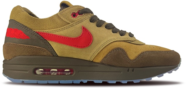 【カスタムシューズ】ナイキCLOT x エアマックス1 'キスオブデス - ブラウンティーリーフ' DD1870-200(TeamG创意换皮魔改秋季主题) Order 【カスタムシューズ】ナイキCLOT x エアマックス1 'キスオブデス - ブラウンティーリーフ' DD1870-200(TeamG创意换皮魔改秋季主题)