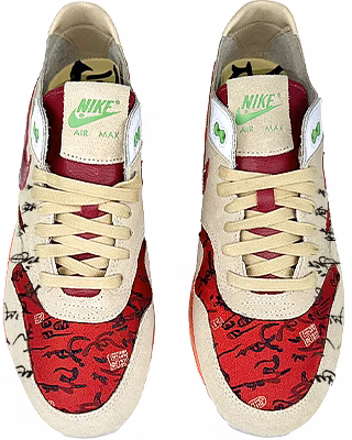 CLOT x Air Max 1 "Kiss of Death"スペシャルBOXカスタムシューズ DD1870-100(Team叁-男女款春晓字多BOX) Shop CLOT x Air Max 1 "Kiss of Death"スペシャルBOXカスタムシューズ DD1870-100(Team叁-男女款春晓字多BOX)