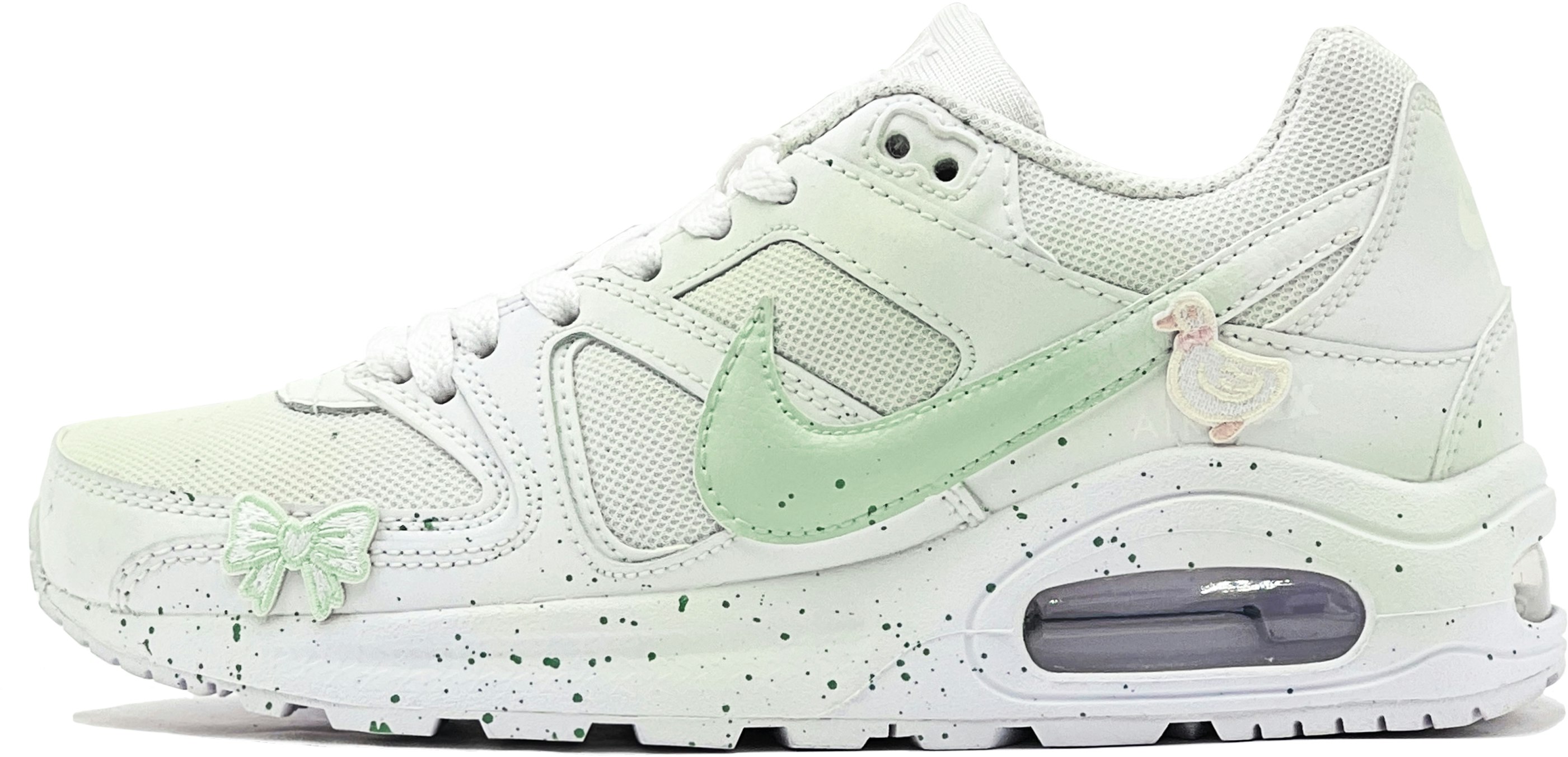 custom-shoes-nike-command-flex-cool-green-duck