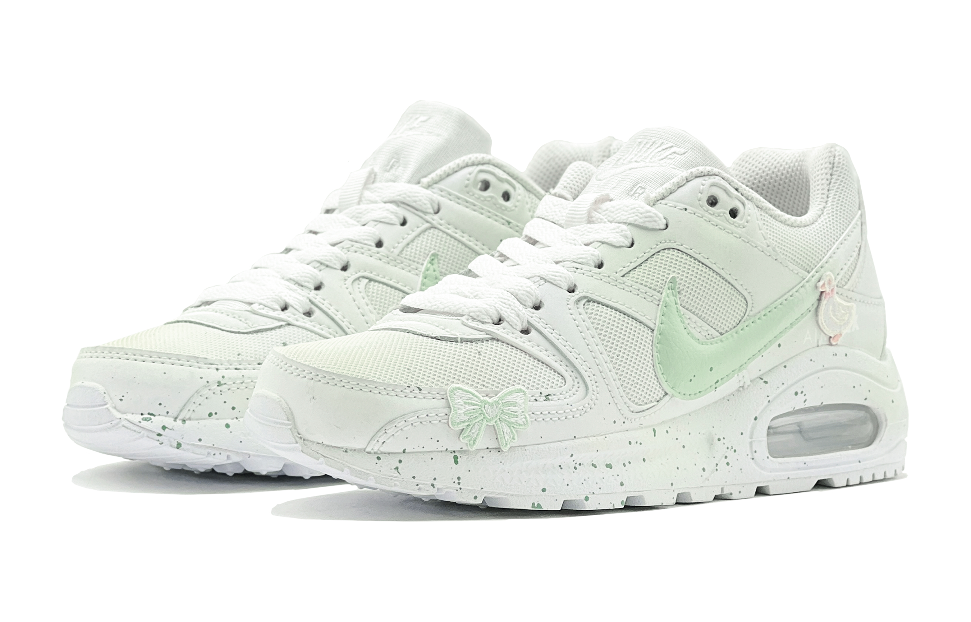 Lookbook [Sepatu Kustom] Nike Command Flex 'Hijau Dingin Bebek' 844346-101(TeamS-渐变绿鸭鸭S-BOX)