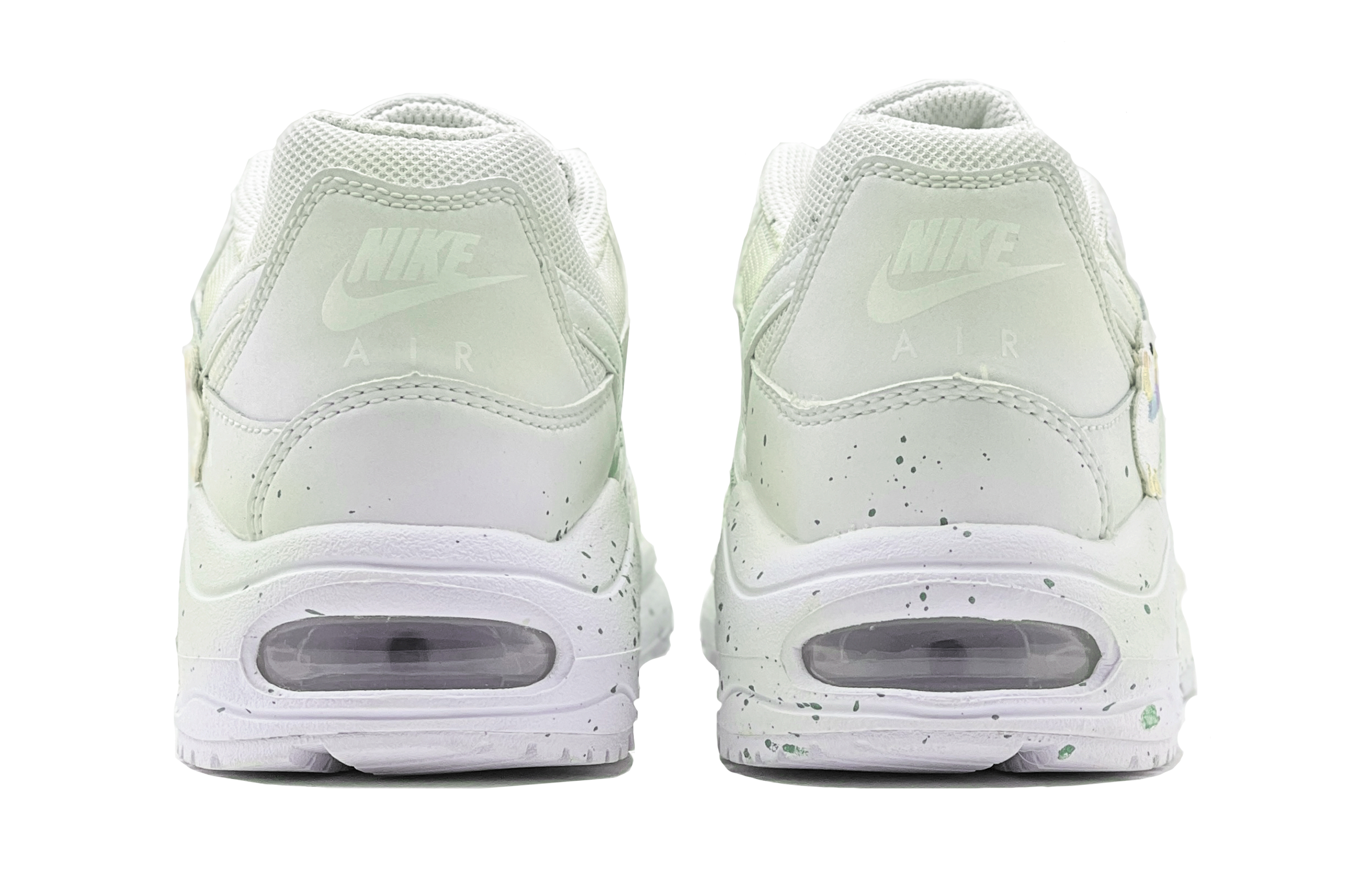 Shop [Sepatu Kustom] Nike Command Flex 'Hijau Dingin Bebek' 844346-101(TeamS-渐变绿鸭鸭S-BOX)