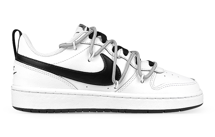 Order [Sepatu Kustom] Nike Court Borough 2 'Black Cat' BQ5448-104(Team47-女黑钩黑猫解SBOX)