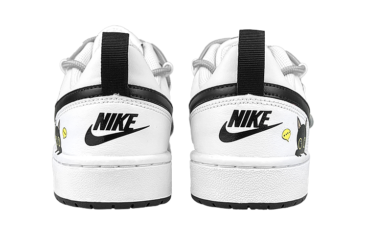 Purchase [Sepatu Kustom] Nike Court Borough 2 'Black Cat' BQ5448-104(Team47-女黑钩黑猫解SBOX)