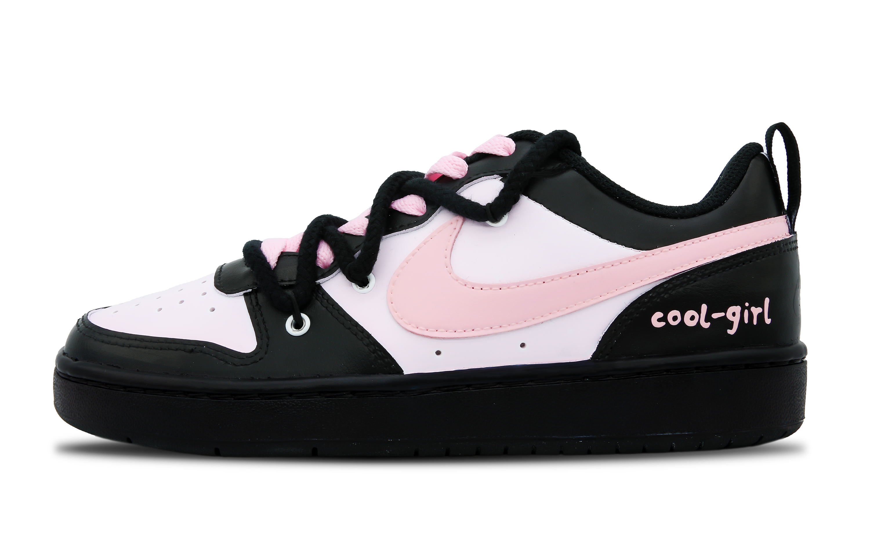 [Custom Shoes] Nike Court Borough 2 'Black Pink Dopamine' 圖 2