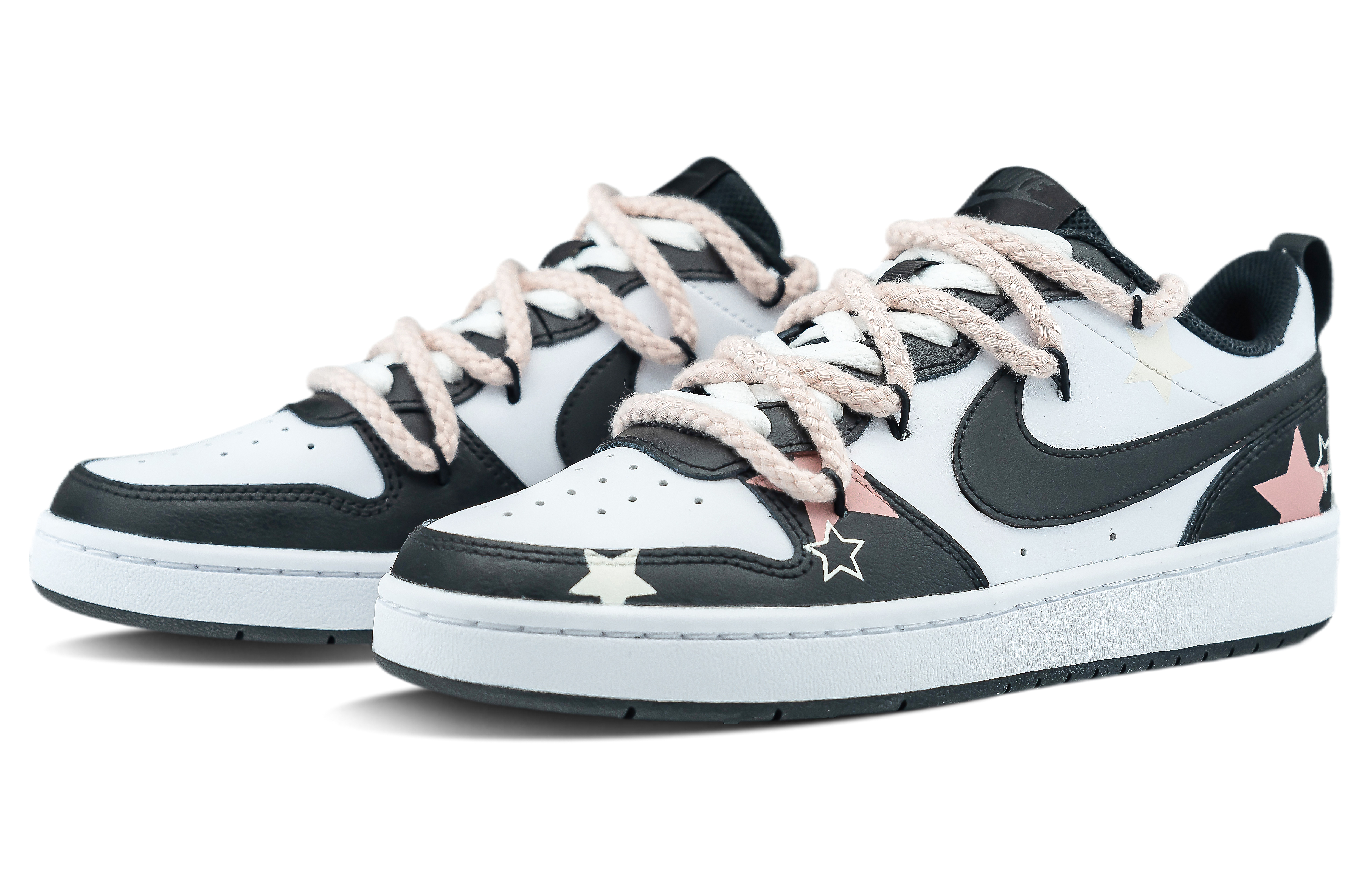 [Custom Shoes] Nike Court Borough 2 'Dark Pink Starry' 圖 4