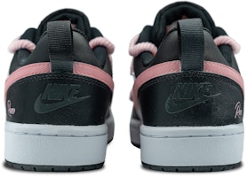 【訂製球鞋】 Nike Court Borough 2 PEEKABOO 夢幻莓影 少女風 簡約百搭 潮流 皮革 厚底 防滑耐磨 低筒 板鞋 GS 黑粉 Purchase 【訂製球鞋】 Nike Court Borough 2 PEEKABOO 夢幻莓影 少女風 簡約百搭 潮流 皮革 厚底 防滑耐磨 低筒 板鞋 GS 黑粉