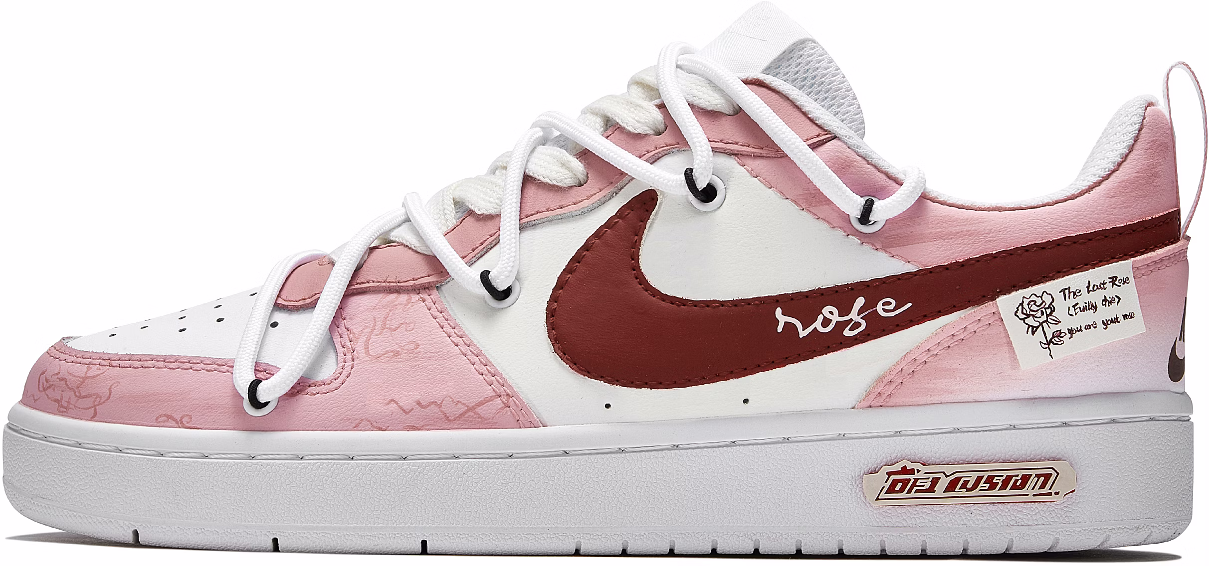 custom-shoes-nike-court-borough-2-freedom-panda-rose-pink-white-bq-5448-100-team202-rose