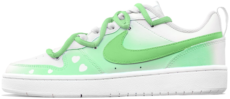 나이키 코트 버로우 2 '그린 하트 그라데이션' (커스텀) BQ5448-100(Team127-爱心绿渐变) Order 나이키 코트 버로우 2 '그린 하트 그라데이션' (커스텀) BQ5448-100(Team127-爱心绿渐变)