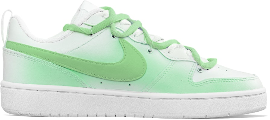 【客製化球鞋】Nike Court Borough 2 愛心 漸變 簡約 小眾 防滑耐磨 低筒 板鞋 GS 綠色 Lookbook 【客製化球鞋】Nike Court Borough 2 愛心 漸變 簡約 小眾 防滑耐磨 低筒 板鞋 GS 綠色