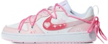 Buy 【訂製球鞋】Nike Court Borough 2 霓虹有k少女 多巴胺少女 休閒 低筒 板鞋 GS 粉色