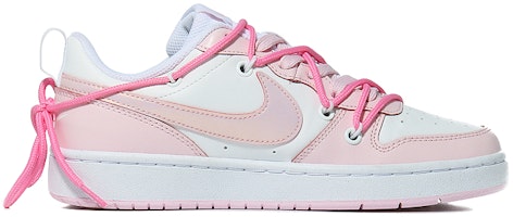 【訂製球鞋】Nike Court Borough 2 霓虹有k少女 多巴胺少女 休閒 低筒 板鞋 GS 粉色 Order 【訂製球鞋】Nike Court Borough 2 霓虹有k少女 多巴胺少女 休閒 低筒 板鞋 GS 粉色