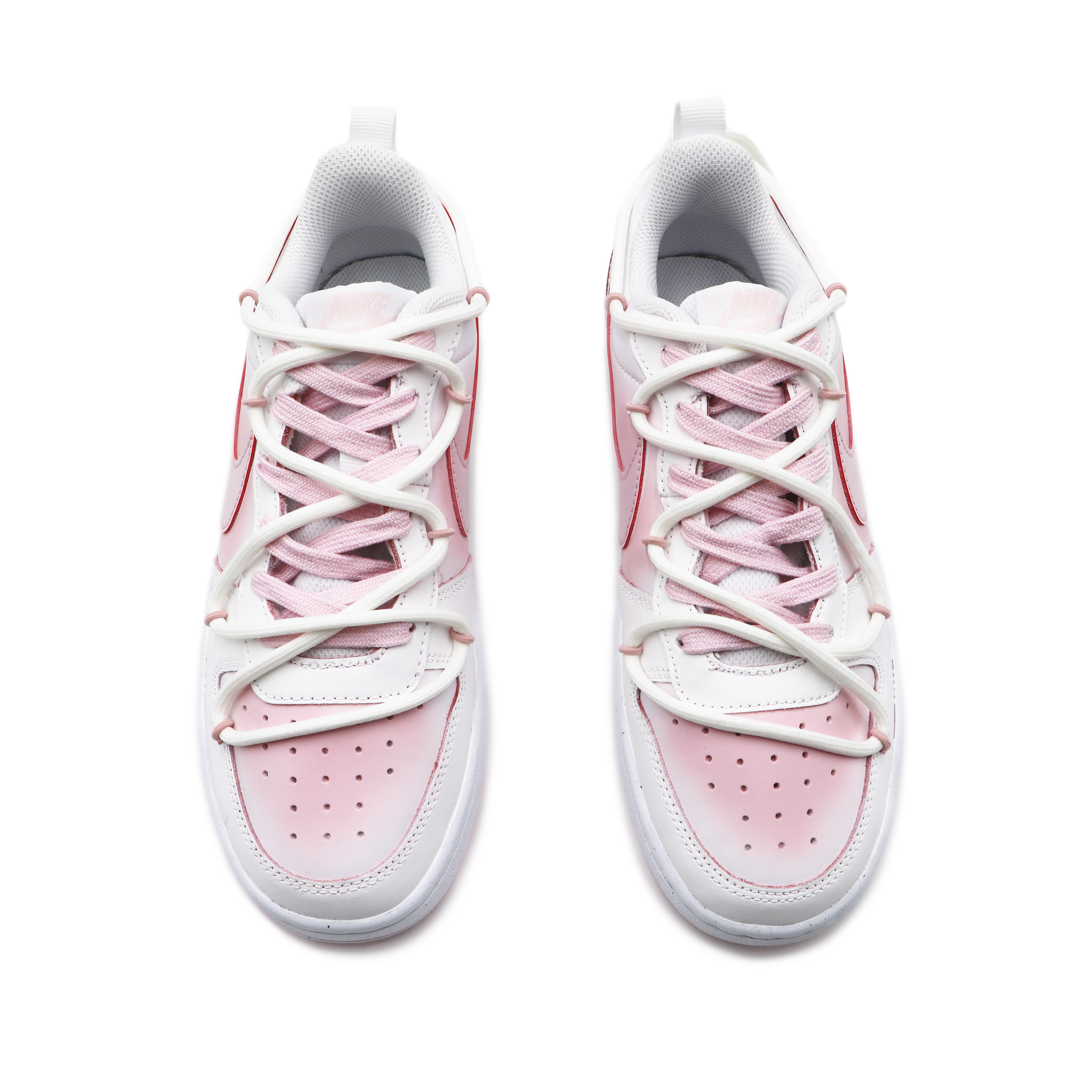 Shop [Custom Shoes] Nike Court Borough 2 'Peach Pink'