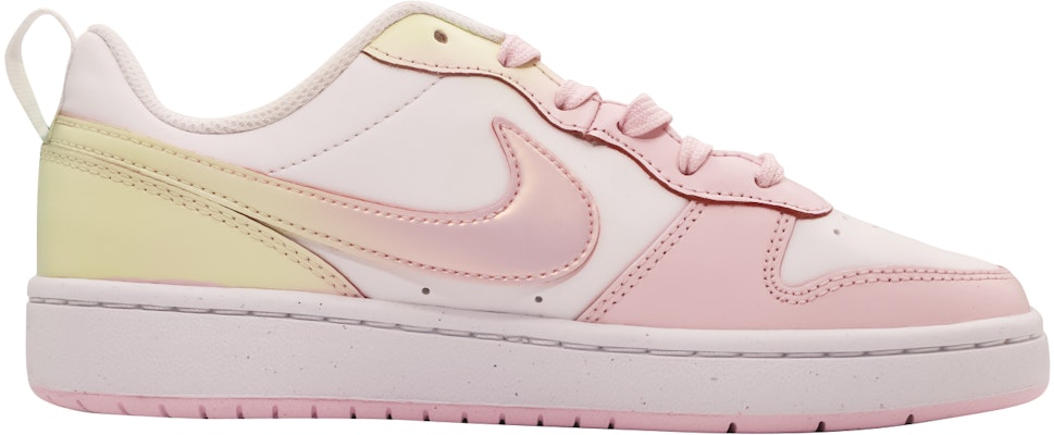 【訂製球鞋】Nike Court Borough 2 緋紅少女 撞色噴繪 漸變暈染 街頭潮流 防滑耐磨 低筒 板鞋 GS 粉色 Order 【訂製球鞋】Nike Court Borough 2 緋紅少女 撞色噴繪 漸變暈染 街頭潮流 防滑耐磨 低筒 板鞋 GS 粉色