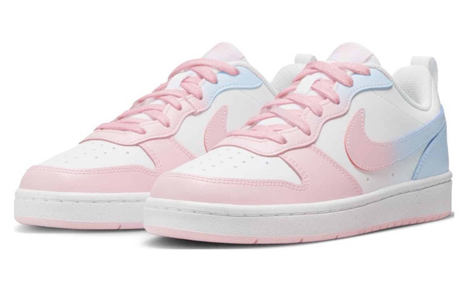 Lookbook [Sepatu Custom] Nike Court Borough 2 'Pink Graffiti' DQ0492-100(Team48-天真少女)