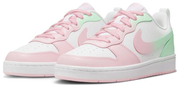 【客製球鞋】Nike Court Borough 2 純情少女 撞色噴繪 漸變暈染 街頭潮流 防滑耐磨 低筒 板鞋 GS 粉 Lookbook 【客製球鞋】Nike Court Borough 2 純情少女 撞色噴繪 漸變暈染 街頭潮流 防滑耐磨 低筒 板鞋 GS 粉