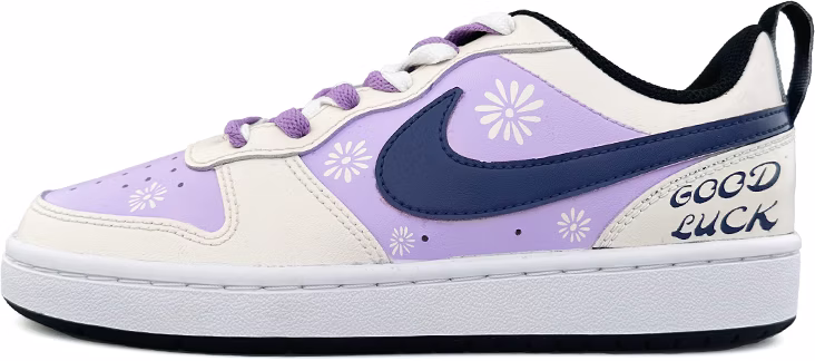 custom-shoes-nike-court-borough-2-purple-flower