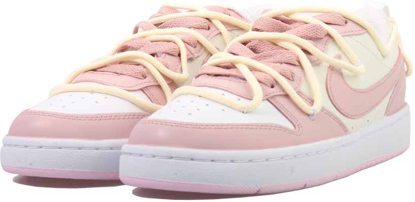 【訂製球鞋】 Nike Court Borough 2 多肉粉荔 特殊鞋盒 低筒 板鞋 GS 粉白 Lookbook 【訂製球鞋】 Nike Court Borough 2 多肉粉荔 特殊鞋盒 低筒 板鞋 GS 粉白