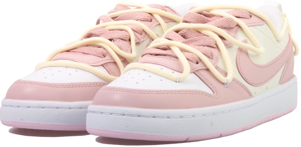 【訂製球鞋】Nike Court Borough 2 Borough2(GS)多肉粉荔 低筒 板鞋 GS 粉白 Lookbook 【訂製球鞋】Nike Court Borough 2 Borough2(GS)多肉粉荔 低筒 板鞋 GS 粉白