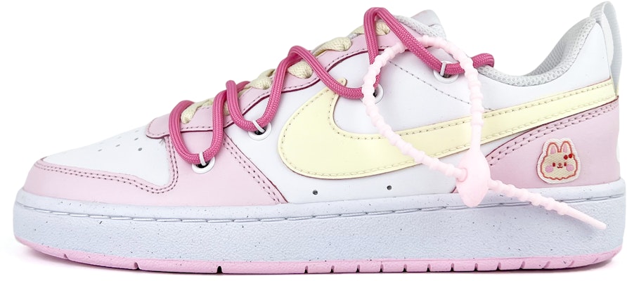 【カスタムシューズ】ナイキ コートボロー 2 'スウィートバニー ホワイト-ピンク' DQ0492-100(Team45-兔子乖乖) Buy 【カスタムシューズ】ナイキ コートボロー 2 'スウィートバニー ホワイト-ピンク' DQ0492-100(Team45-兔子乖乖)