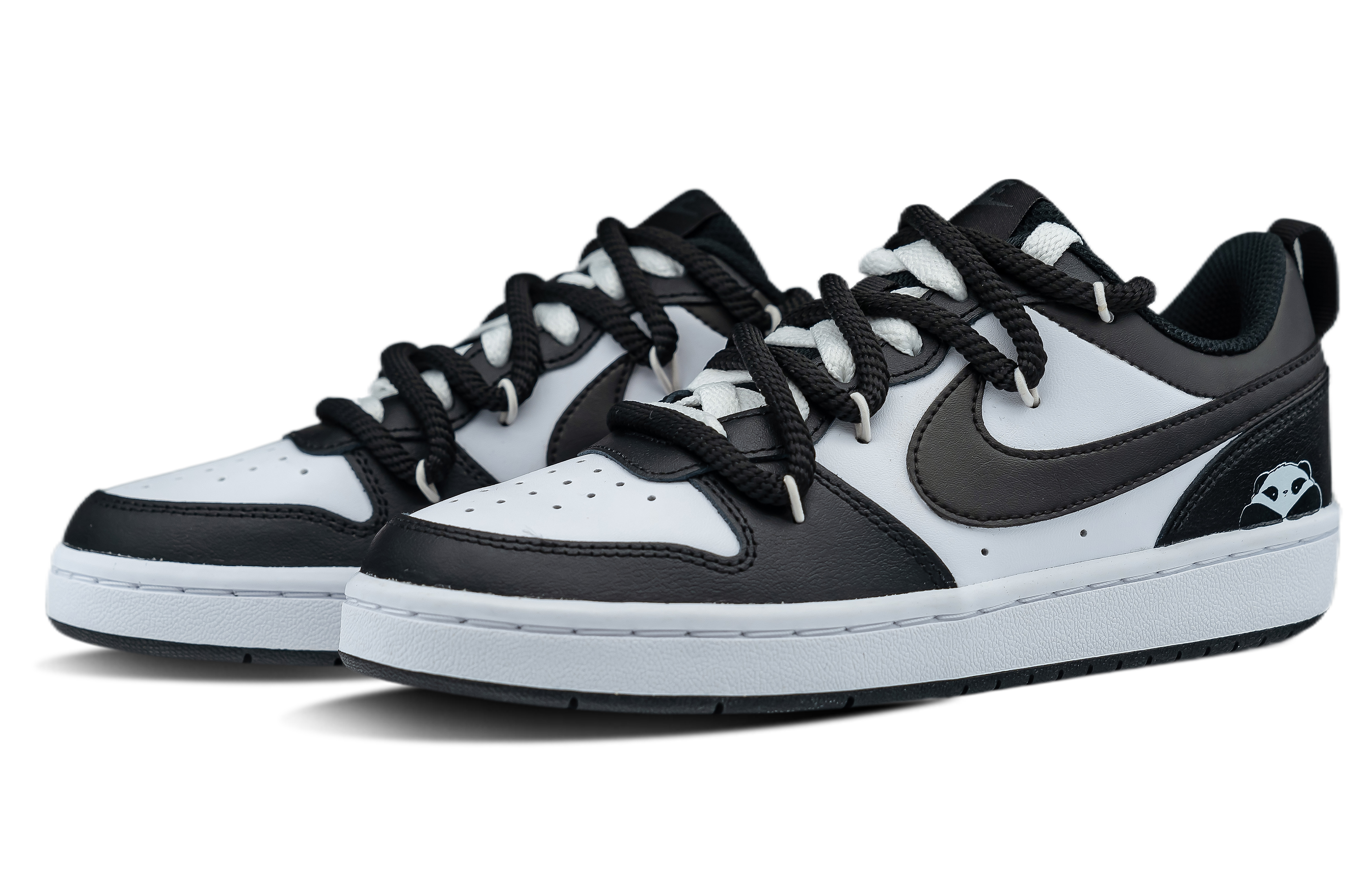 [Custom Shoes] Nike Court Borough 2 'Sweet Cool Bear Black White' 圖 4