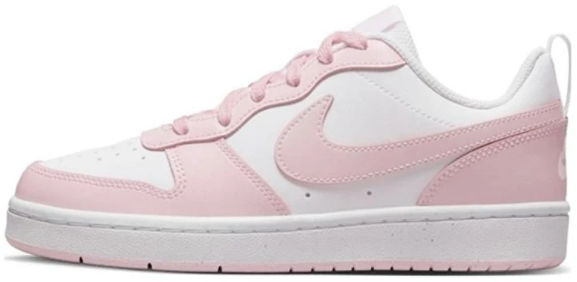 【客製化球鞋】Nike Court Borough 2 活力雙鉤 解構風 潑墨 做舊 低筒 板鞋 GS 白粉 Sizing 【客製化球鞋】Nike Court Borough 2 活力雙鉤 解構風 潑墨 做舊 低筒 板鞋 GS 白粉