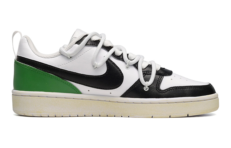 [Custom Shoes] Nike Court Borough 2 Low 'Deconstructed Smile - Black Green Toe' 圖 2