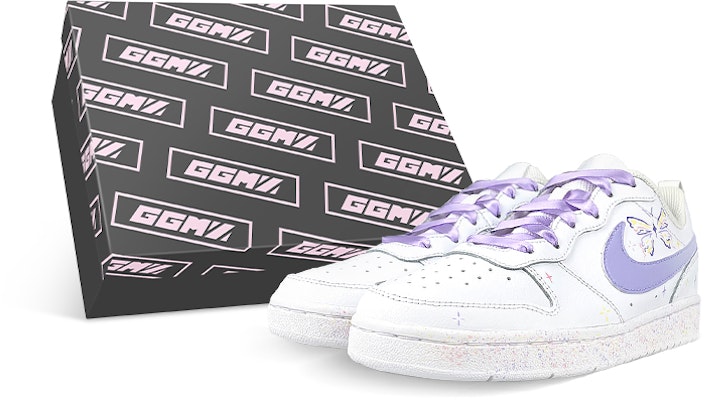 나이키 코트 버로우 2 로우 '불꽃나비' (커스텀) BQ5448-100-450448 Buy 나이키 코트 버로우 2 로우 '불꽃나비' (커스텀) BQ5448-100-450448