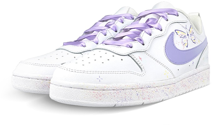 나이키 코트 버로우 2 로우 '불꽃나비' (커스텀) BQ5448-100-450448 Shop 나이키 코트 버로우 2 로우 '불꽃나비' (커스텀) BQ5448-100-450448