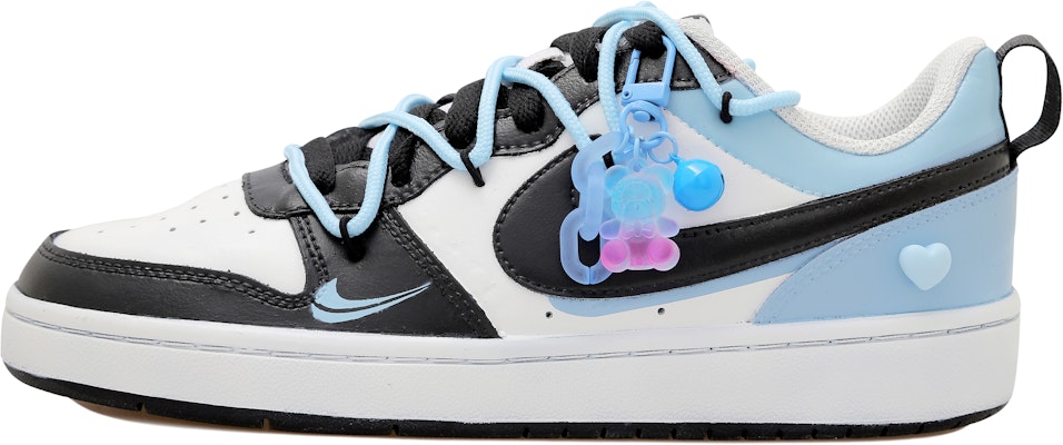 【定制鞋款】耐克Court Borough 2 Low 'OKHR泰迪熊解构-爱心双勾' DV5456-104-486688 Buy 【定制鞋款】耐克Court Borough 2 Low 'OKHR泰迪熊解构-爱心双勾' DV5456-104-486688