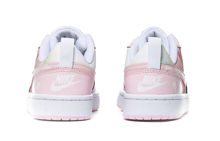 Purchase 나이키 커스텀 코트 보로우 2 로우 '핑크 화이트 - 숨겨진 사랑' (79 characters) DQ0492-100(Team10-雾隐爱意）