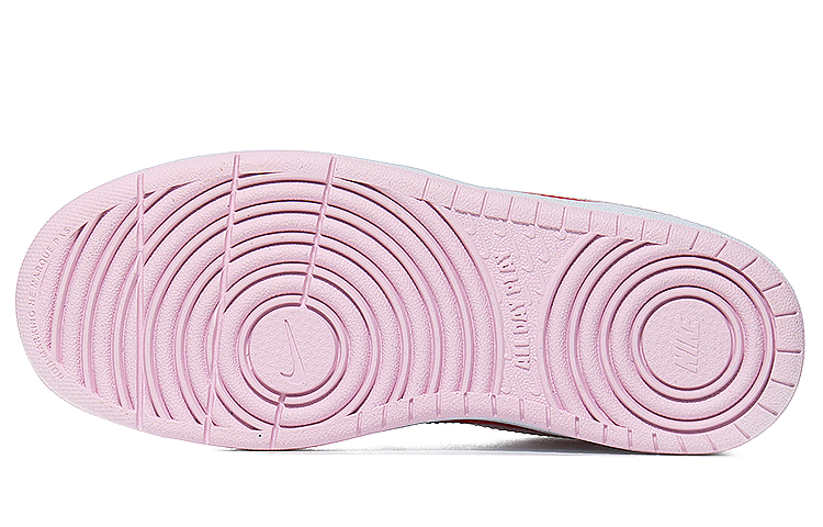 Details for 나이키 커스텀 코트 보로우 2 로우 '핑크 화이트 - 숨겨진 사랑' (79 characters) DQ0492-100(Team10-雾隐爱意）