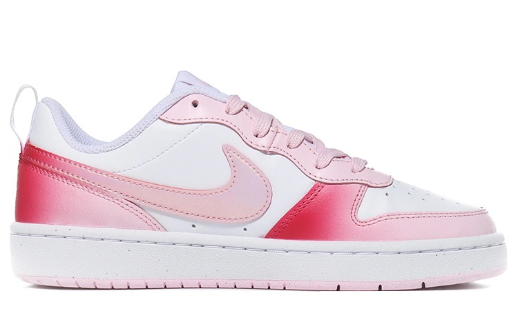 Order 【カスタムシューズ】ナイキコートバロウ2 ロー "ピュアホワイト＆ピンクリープラビット" DQ0492-100(Team10-纯白跃兔）