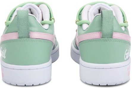 【客製化球鞋】 Nike Court Borough 2 夏日主題 畫家貓 可愛貓爪 解構綁帶 低筒 板鞋 GS 綠白 Purchase 【客製化球鞋】 Nike Court Borough 2 夏日主題 畫家貓 可愛貓爪 解構綁帶 低筒 板鞋 GS 綠白