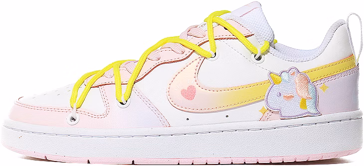 custom-shoes-nike-court-borough-2-low-unicorn-pink