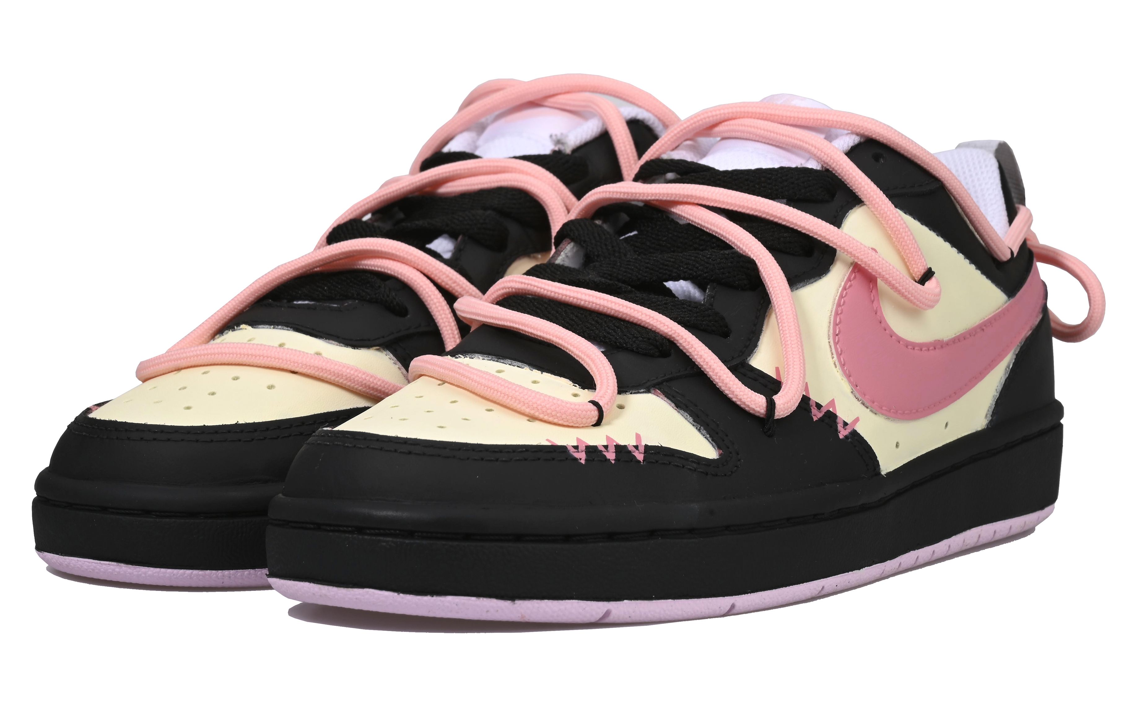 [Custom Shoes] Nike Court Borough 2 Low 'Vlad Special Edition Box - Black Pink' 圖 3