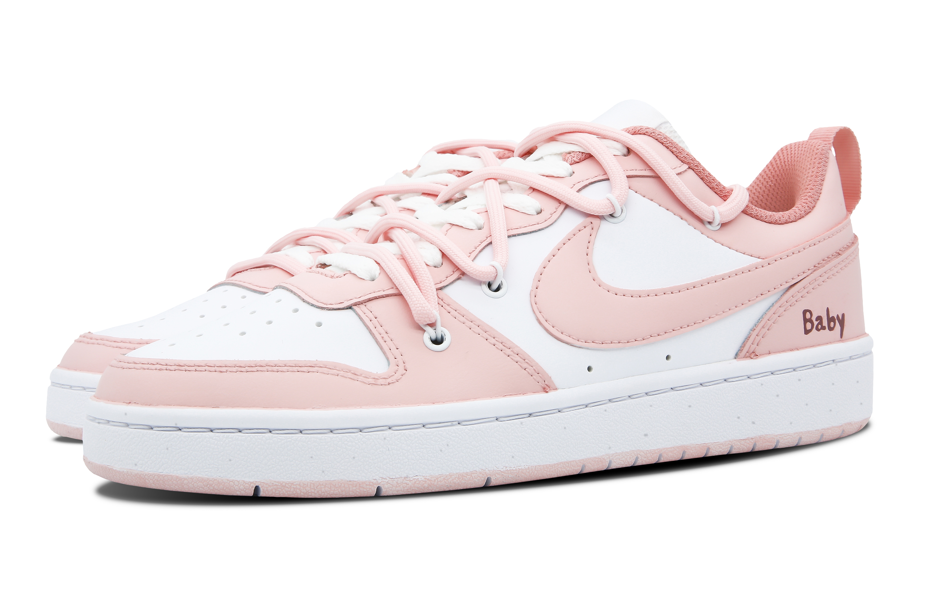Lookbook 【客製球鞋】 Nike Court Borough abygirl 禮物gift 防滑耐磨 低筒 板鞋 GS