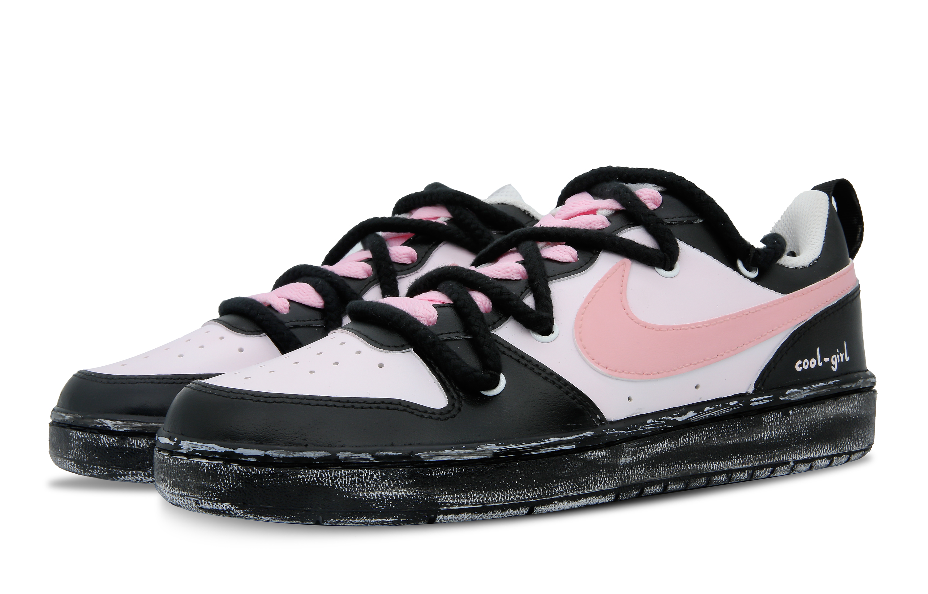 [Custom Shoes] Nike Court Borough 'Black Pink Dopamine' 圖 5