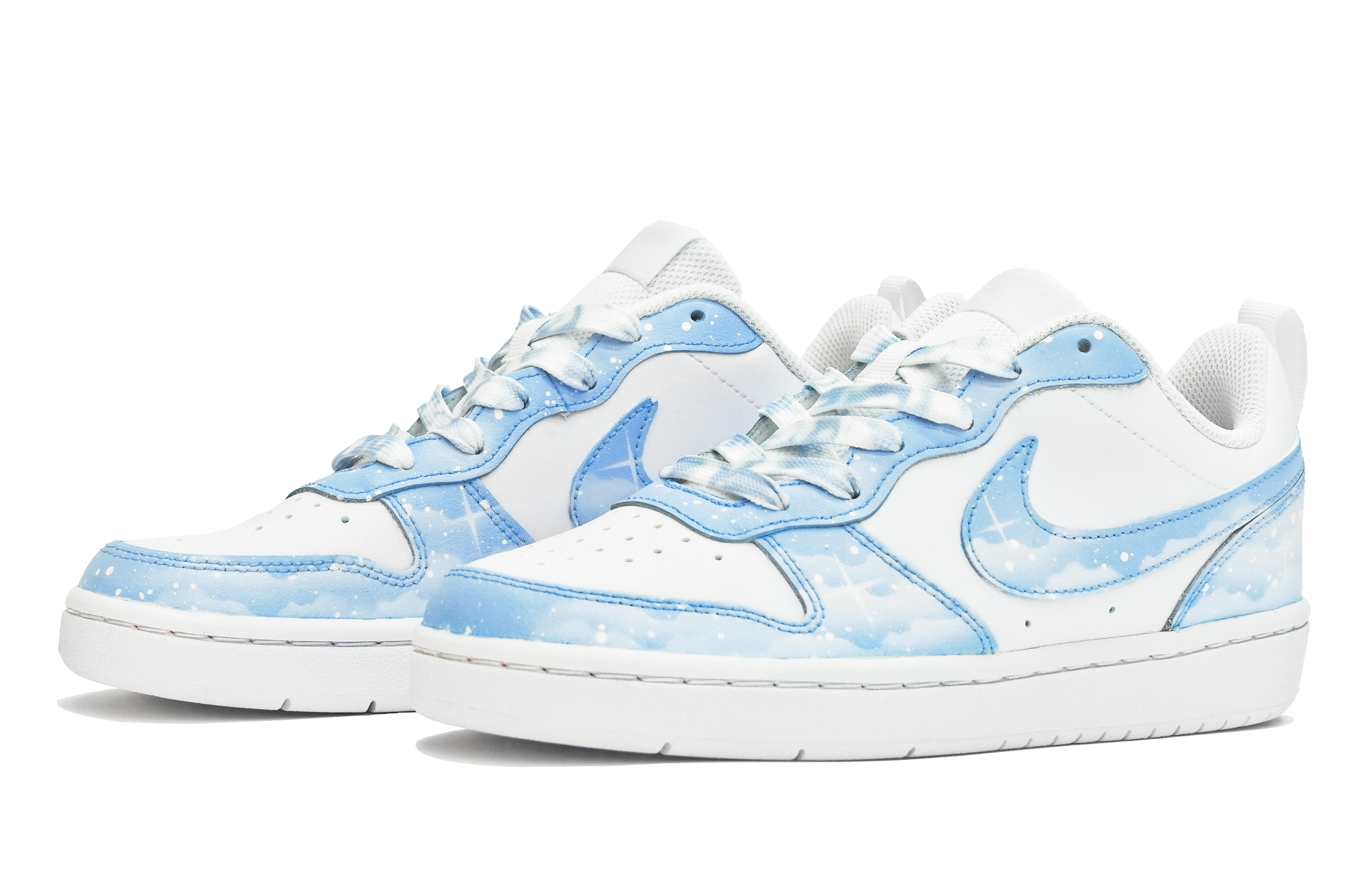 Lookbook [Custom Shoes] Nike Court Borough 'Blue Starry Sky'